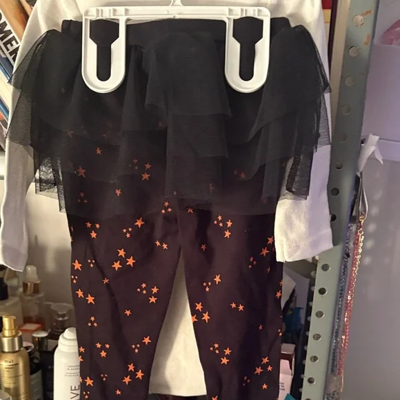 NWT Carters Fa-Boo-Lous Ghost Print Kids One Piece 12 mo - Picture 3 of 3